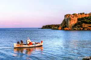 Fisherboat near Kastro